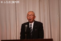 来賓の荒木組合長も新スタンドへの思いを熱く語った