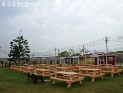とねっこ広場も開放中、道の駅感覚で休憩できる