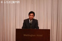 概要を説明した白木副場長