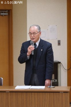 講習会に先立ち挨拶する大野和道胆振獣医師会会長