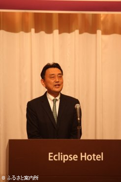 講演会の講師を務めた合田直弘氏