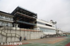 JBC開催に向けて改修中のスタンド