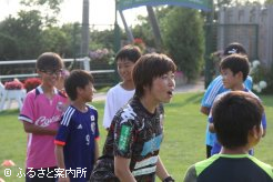 笑顔が絶えなかった宗像監督のサッカー教室