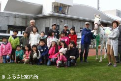 テン太との記念撮影