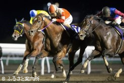 クビ差で勝利をもぎ取った