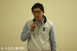 主催者を代表して挨拶する北嶋佳和平取町軽種馬生産振興会会長