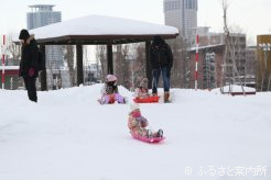ミニゲレンデがはソリの持ち込みも可能