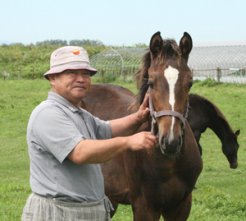 片山さんとツルマルダンサーの09(父リンカーン)