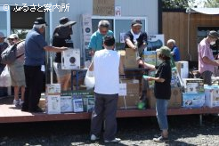 豪華景品が当たる抽選会も行われた