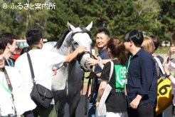 ツアー参加者に囲まれるカラヴァッジオ