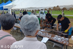 蹄鉄打ち実演
