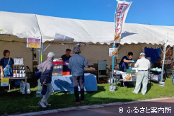 地元の特産品を販売した日高町DAYウマウマキッチン2025in門別競馬場
