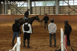 覆馬場での実技
