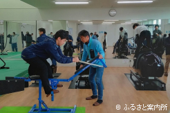 BTCでのシミュレーター体験