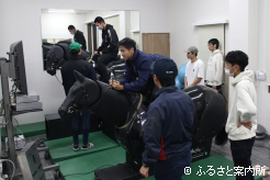 JBBA研修生が説明している様子