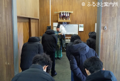 厩舎の神棚でも無病息災を祈願