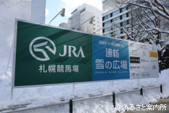 大雪像は大通5丁目会場「道新　雪の広場」に展示されている