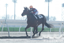 デビュー5戦目で初勝利をあげた小川悠汰騎手