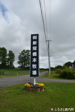 新冠橋本牧場の看板