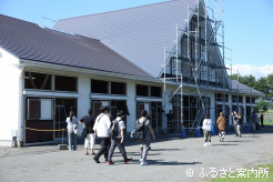 好天に恵まれた見学開始の7月16日