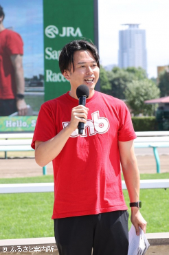 イベントのまとめ役を果たしていた八木隆太郎アナウンサー