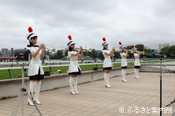 お昼の演奏会に出演したのは、ホーンセクションの5人