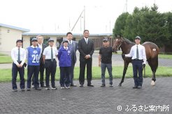 父はデクラレーションオブウォーという鹿毛の牡馬
