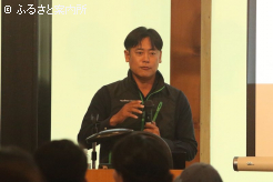 講師を務めたノーザンファーム場長の津田朋紀氏
