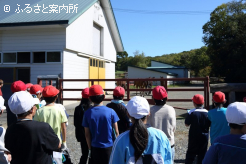 当歳の離乳の様子を見学した出張授業