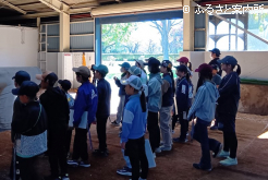 種付所を見学するうまキッズ探検隊2026