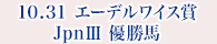 10月31日 エーデルワイス賞 JpnⅢ 優勝馬