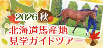 2026秋 北海道馬産地見学ガイドツアー