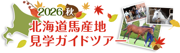2026秋 北海道馬産地見学ガイドツアー